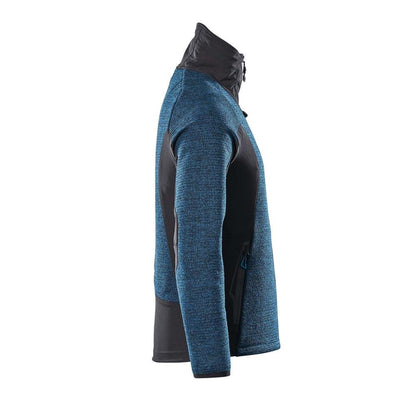 Jacheta, tricotata, cu cardigan cu membrana