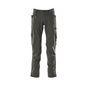 Pantaloni cu buzunare pentru genunchi, stretch, pantaloni deschisi, antracit inchis