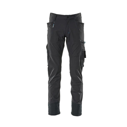 Pantaloni, ULTIMATE STRETCH, pantaloni usori, negru-albastru