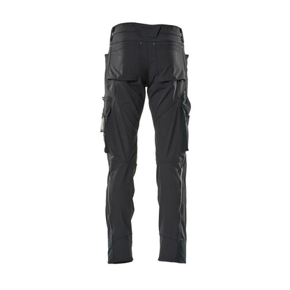 Pantaloni, ULTIMATE STRETCH, pantaloni usori, negru-albastru