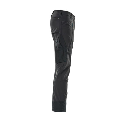 Pantaloni, ULTIMATE STRETCH, pantaloni usori, negru-albastru