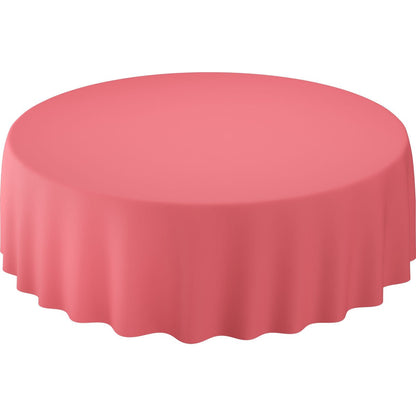 Fețele de masă Evolin Ø 240 cm rotunde de la Duni GmbH sunt dintr-un material elegant, de culoare roz uni, care se drapează minunat peste mesele rotunde - perfecte ca față de masă stilată pentru ocazii deosebite.