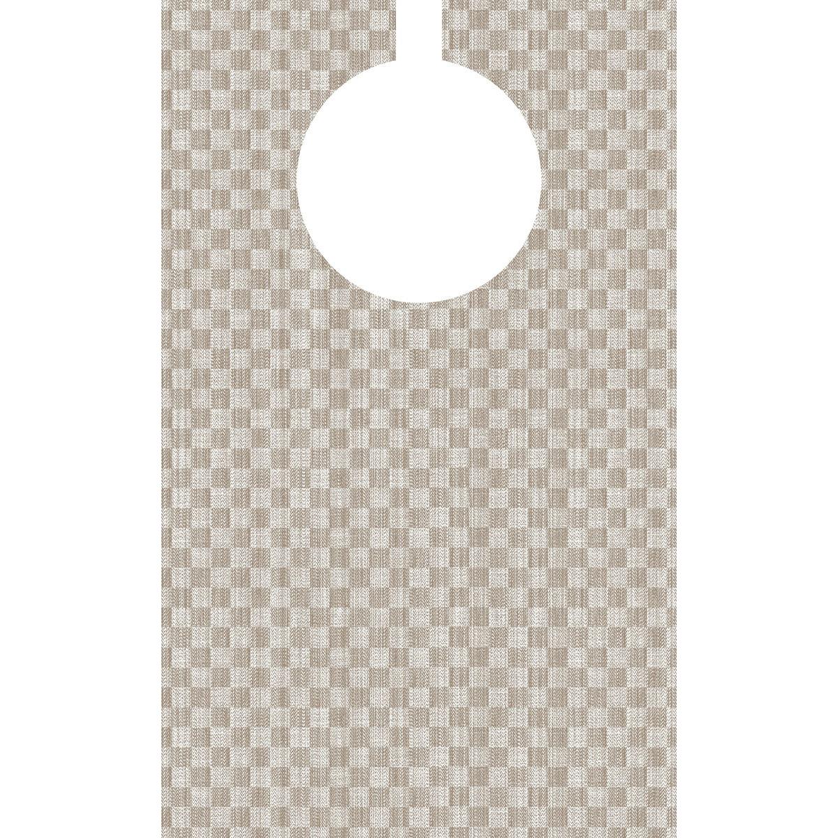 Bavețica Dunisoft 40x65 cm - Grubben de la Duni GmbH este o bavețică în carouri bej-alb cu o deschidere mare, rotundă în partea de sus, ceea ce o face ideală ca bavețică absorbantă pentru unitățile de îngrijire. Ambalaj cu 50 de bucăți, de înaltă calitate și practică.