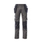Pantaloni cu buzunare suspendate, pantaloni usori, antracit inchis/negru