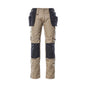 Pantaloni cu buzunare suspendate, pantaloni usori, kaki deschis/negru