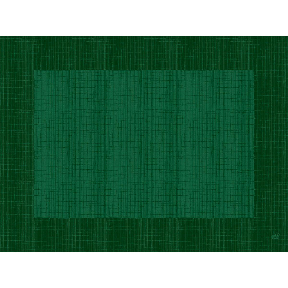 Ein geometrisches Bild mit einem großen grünen Quadrat in der Mitte auf einem dunkleren grünen Hintergrund, beide mit einer sich kreuzenden Linienstruktur, inspiriert von den Linnea jägergrün Dunicel-Tischsets 30 x 40 cm (100 Stück) der Duni GmbH für einen elegant gedeckten Tisch.