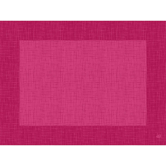 Articolul de ieșire: Seturi de masă Dunicel 30 x 40 cm Linnea fuchsia de la Duni GmbH oferă un covoraș dreptunghiular cu model cu hașuri încrucișate, elegant centrat pe un fundal roz mai închis pentru o decorare stilată a mesei. Pachetul conține 100 de bucăți.