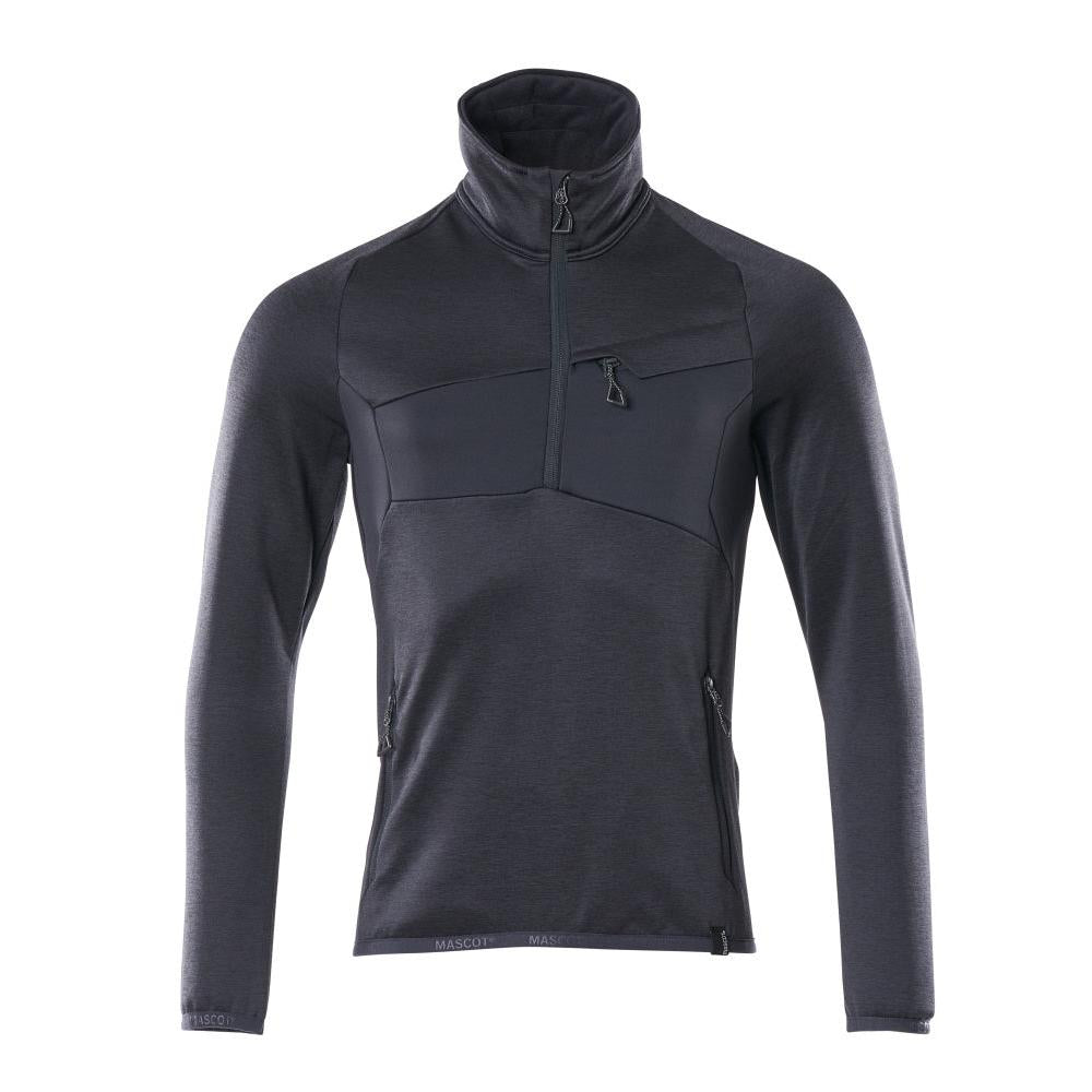 Pulover din fleece cu jachetă scurtă din microfleece cu fermoar