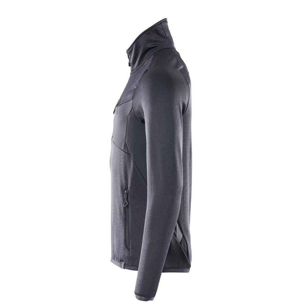 Pulover din fleece cu jachetă scurtă din microfleece cu fermoar