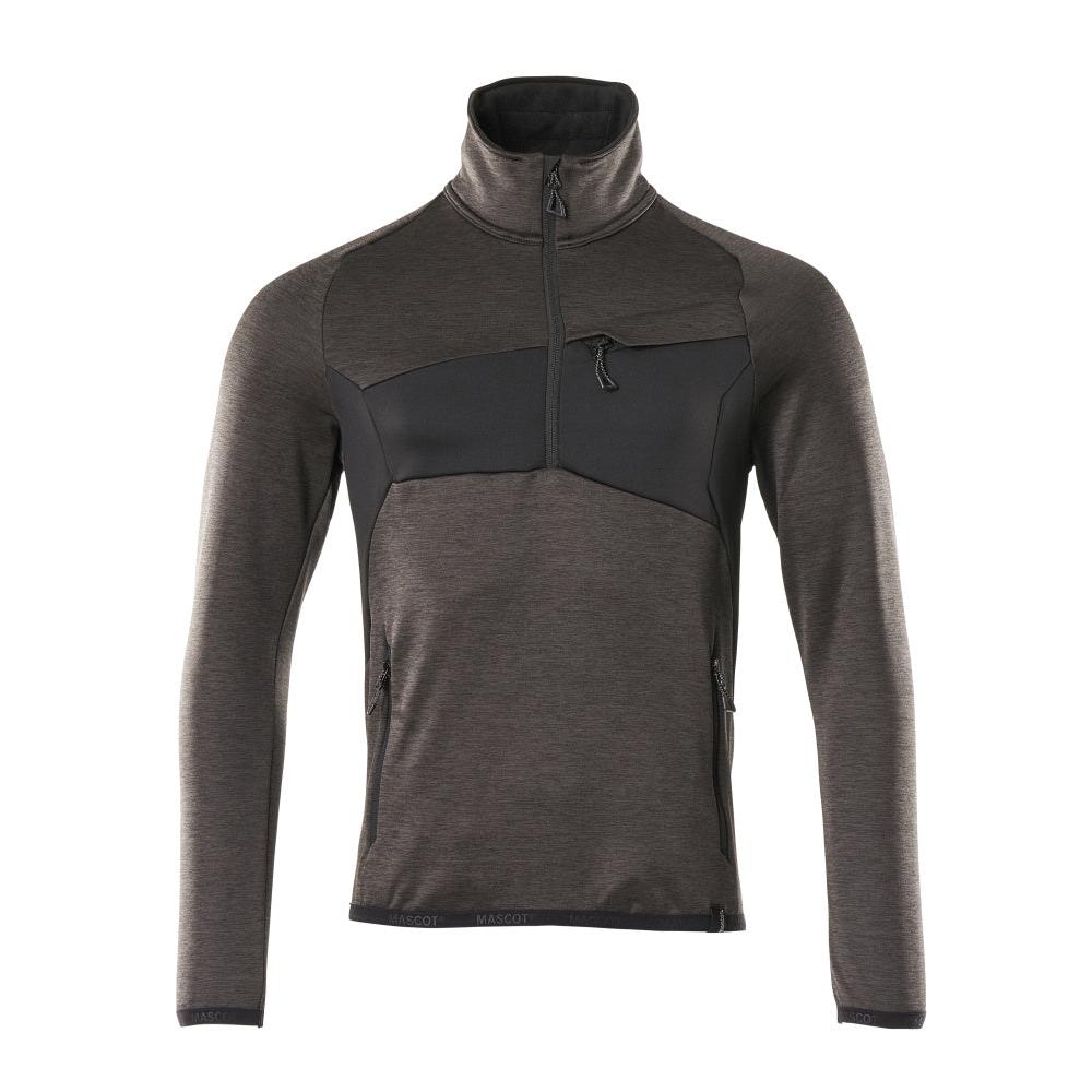 Pulover din fleece cu jachetă scurtă din microfleece cu fermoar