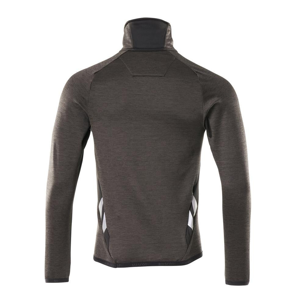 Pulover din fleece cu jachetă scurtă din microfleece cu fermoar