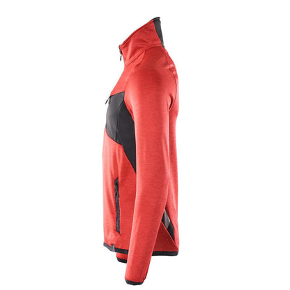 Pulover din fleece cu jachetă scurtă din microfleece cu fermoar