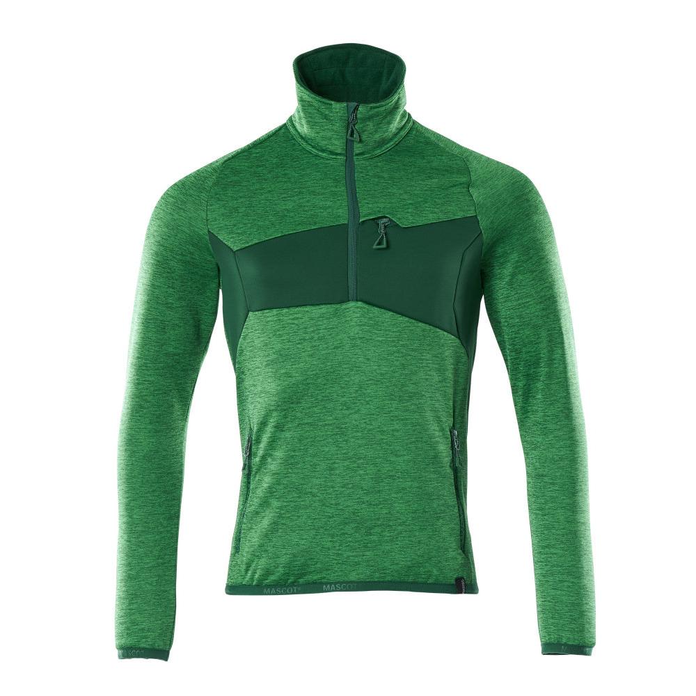 Pulover din fleece cu jachetă scurtă din microfleece cu fermoar