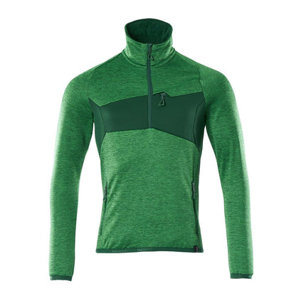 Pulover din fleece cu jachetă scurtă din microfleece cu fermoar