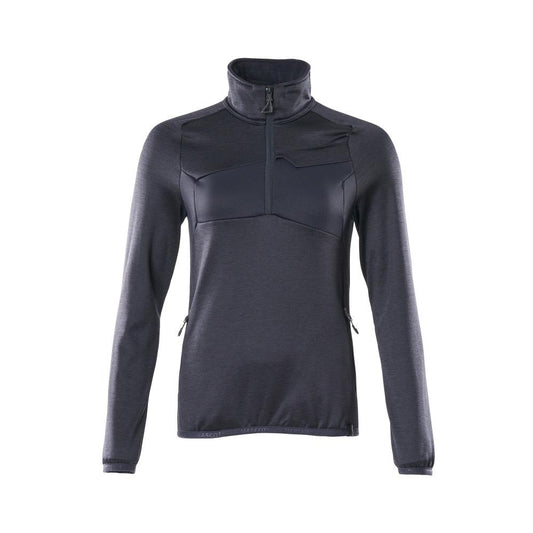 Pulover din fleece cu fermoar scurt, jachetă de damă din microfleece