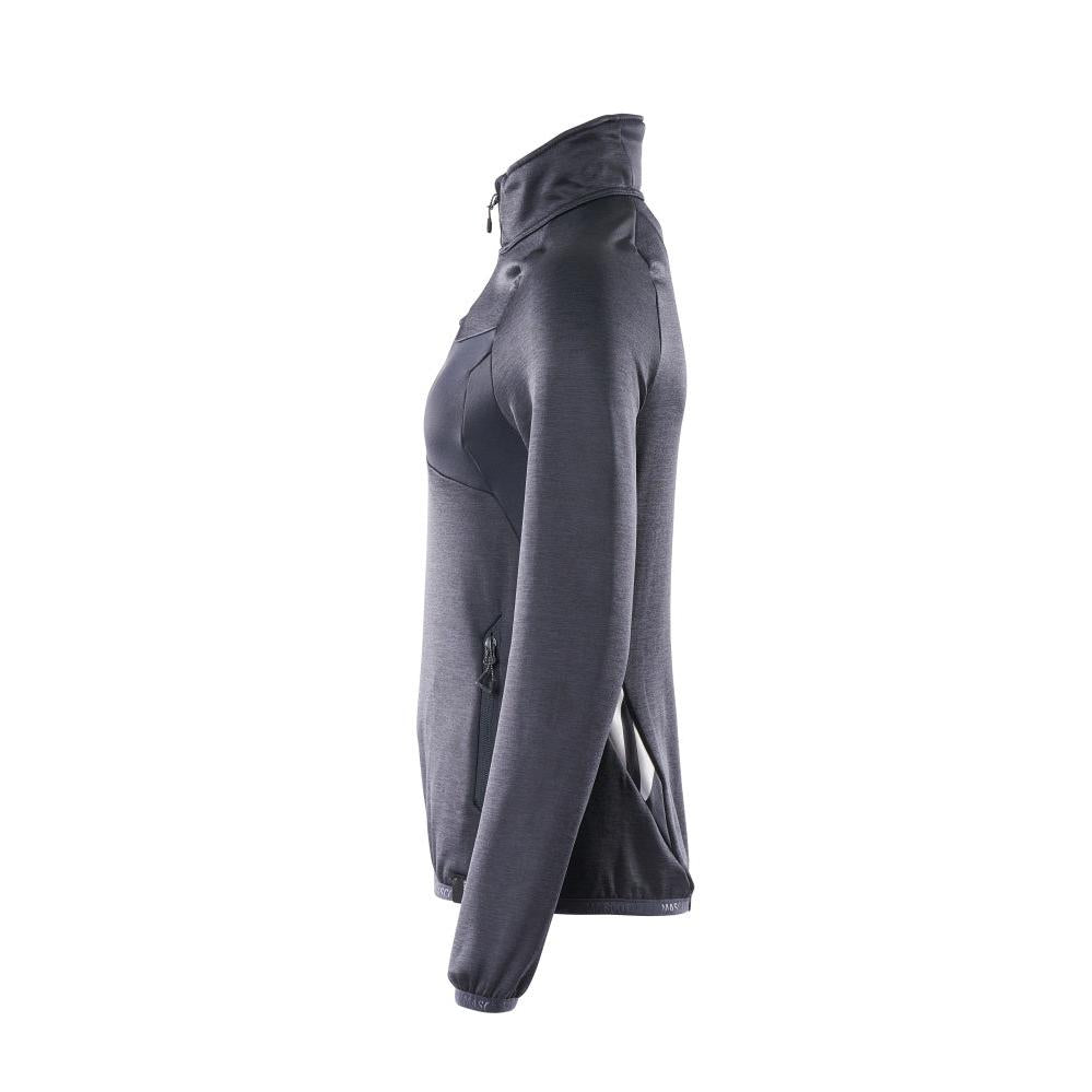 Pulover din fleece cu fermoar scurt, jachetă de damă din microfleece