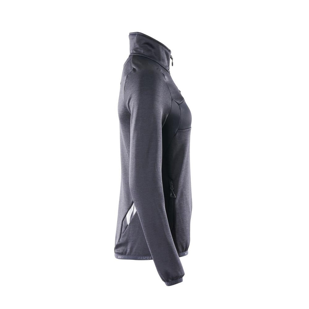 Pulover din fleece cu fermoar scurt, jachetă de damă din microfleece