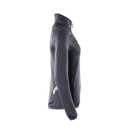 Pulover din fleece cu fermoar scurt, jachetă de damă din microfleece