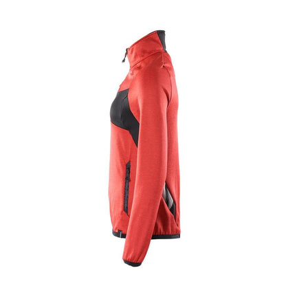 Pulover din fleece cu fermoar scurt, jachetă de damă din microfleece