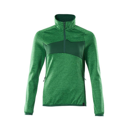 Pulover din fleece cu fermoar scurt, jachetă de damă din microfleece