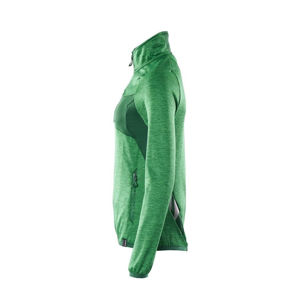 Pulover din fleece cu fermoar scurt, jachetă de damă din microfleece