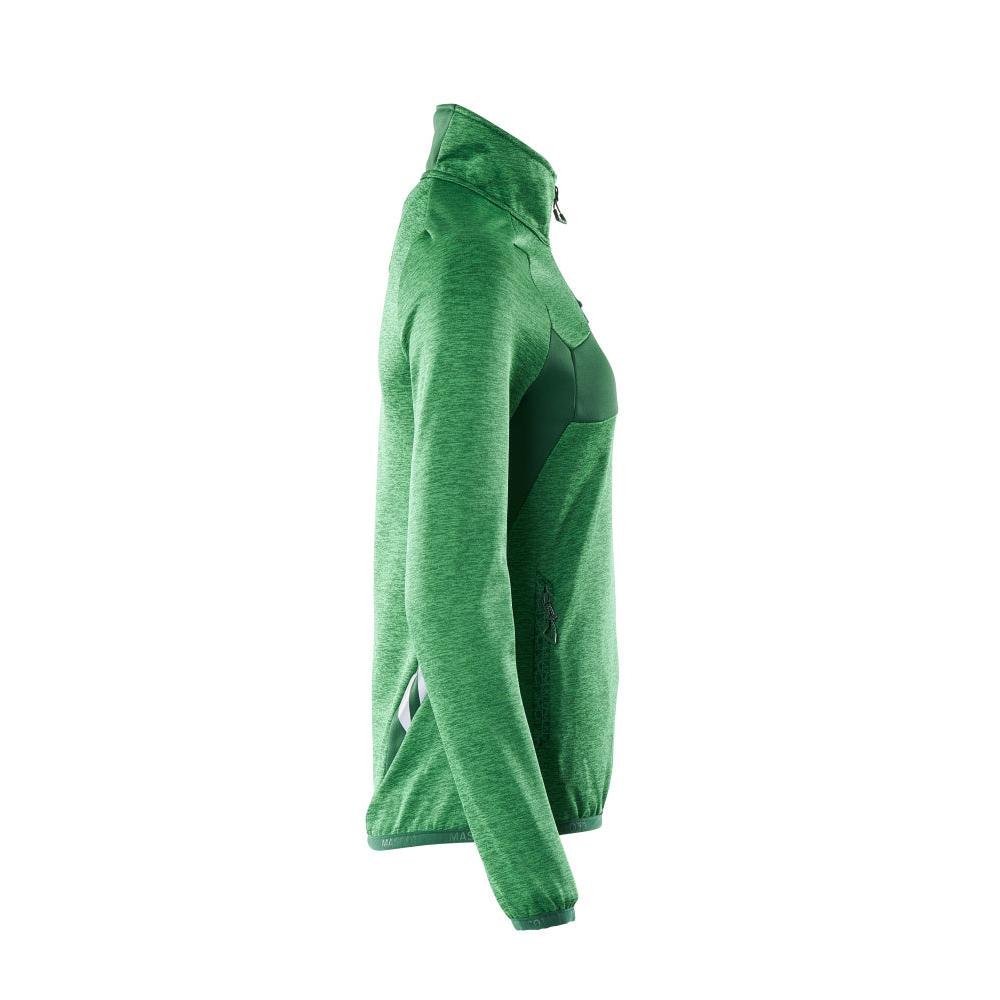 Pulover din fleece cu fermoar scurt, jachetă de damă din microfleece
