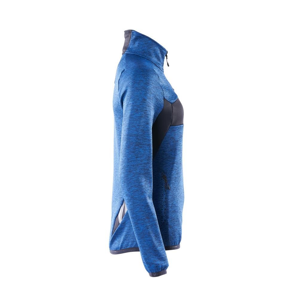 Pulover din fleece cu fermoar scurt, jachetă de damă din microfleece