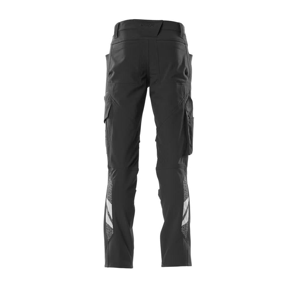 Pantaloni, buzunare pentru genunchi, pantaloni ULTIMATE STRETCH, negri