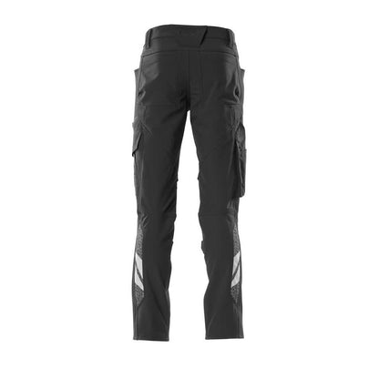 Pantaloni, buzunare pentru genunchi, pantaloni ULTIMATE STRETCH, negri