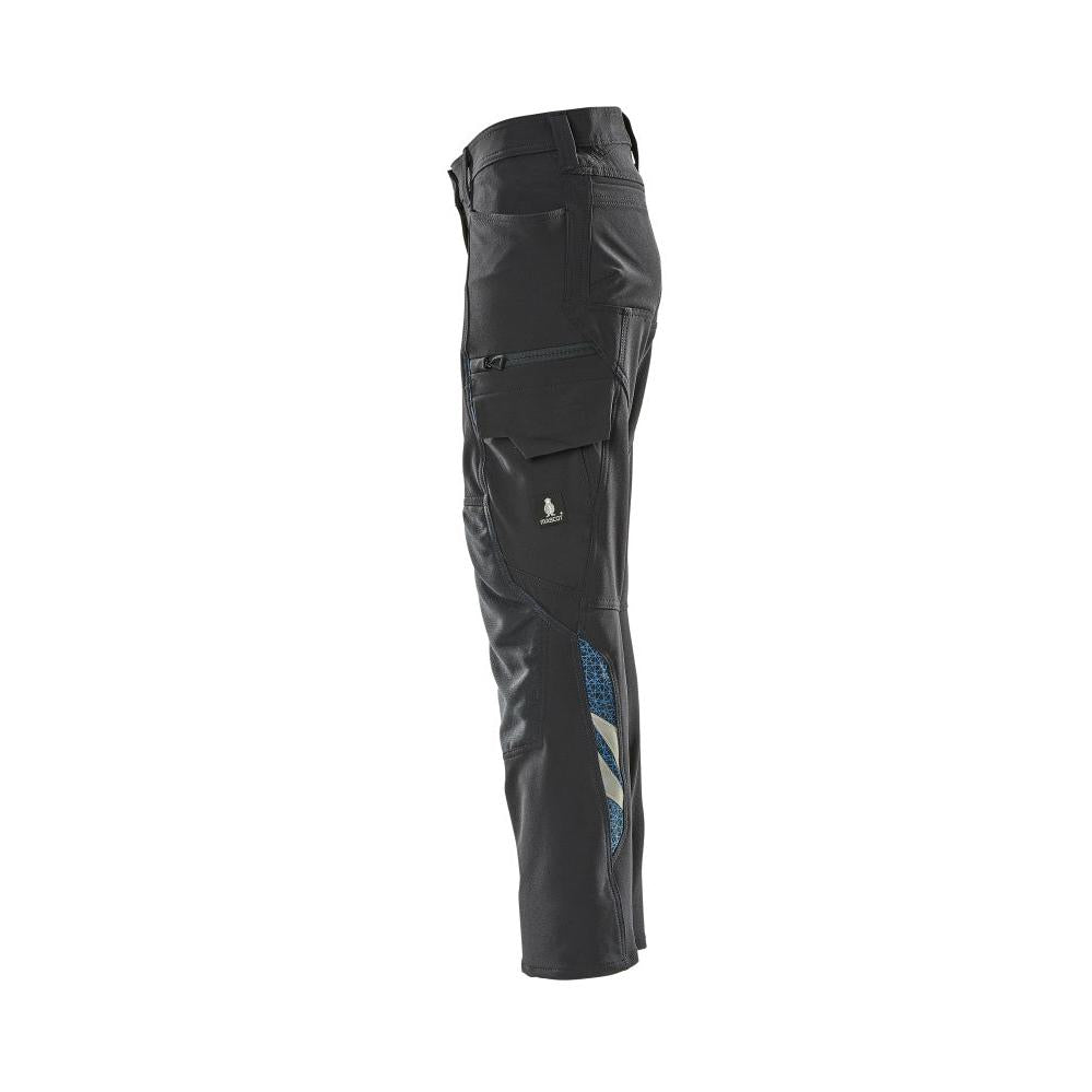 Pantaloni, femei, PERLA, buzunare pentru genunchi, pantaloni stretch