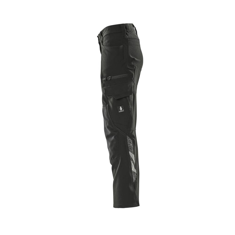 Pantaloni, femei, PERLA, buzunare pentru genunchi, pantaloni stretch
