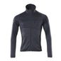 Pulover din lână cu jachetă din microfleece cu fermoar