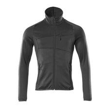 Pulover din lână cu jachetă din microfleece cu fermoar