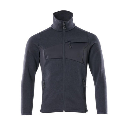Pulover tricotat cu cardigan cu fermoar