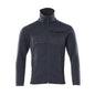 Pulover tricotat cu cardigan cu fermoar