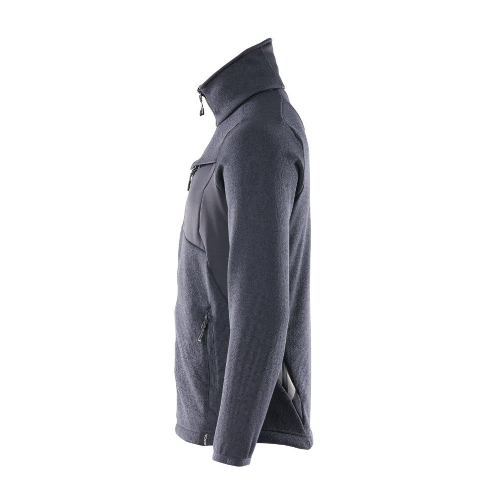 Pulover tricotat cu cardigan cu fermoar