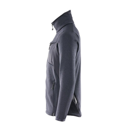 Pulover tricotat cu cardigan cu fermoar