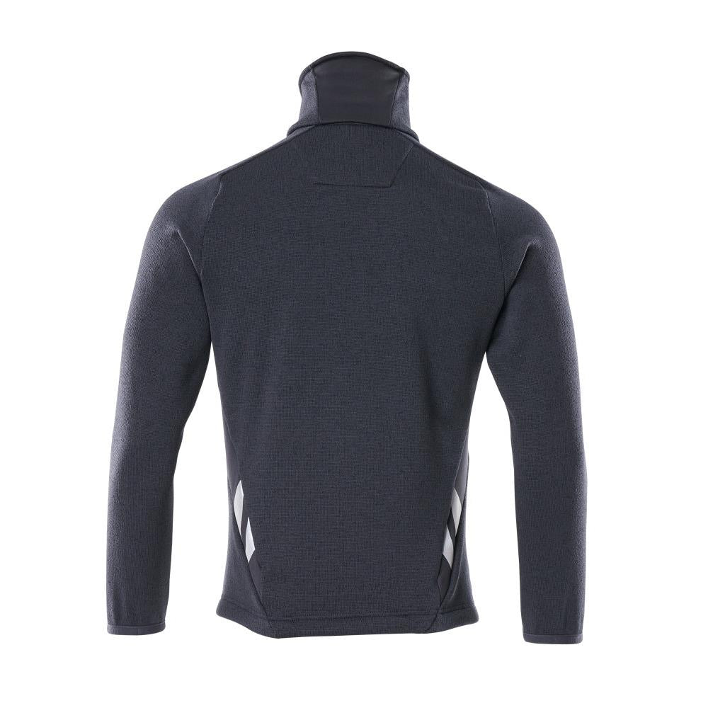Pulover tricotat cu cardigan cu fermoar