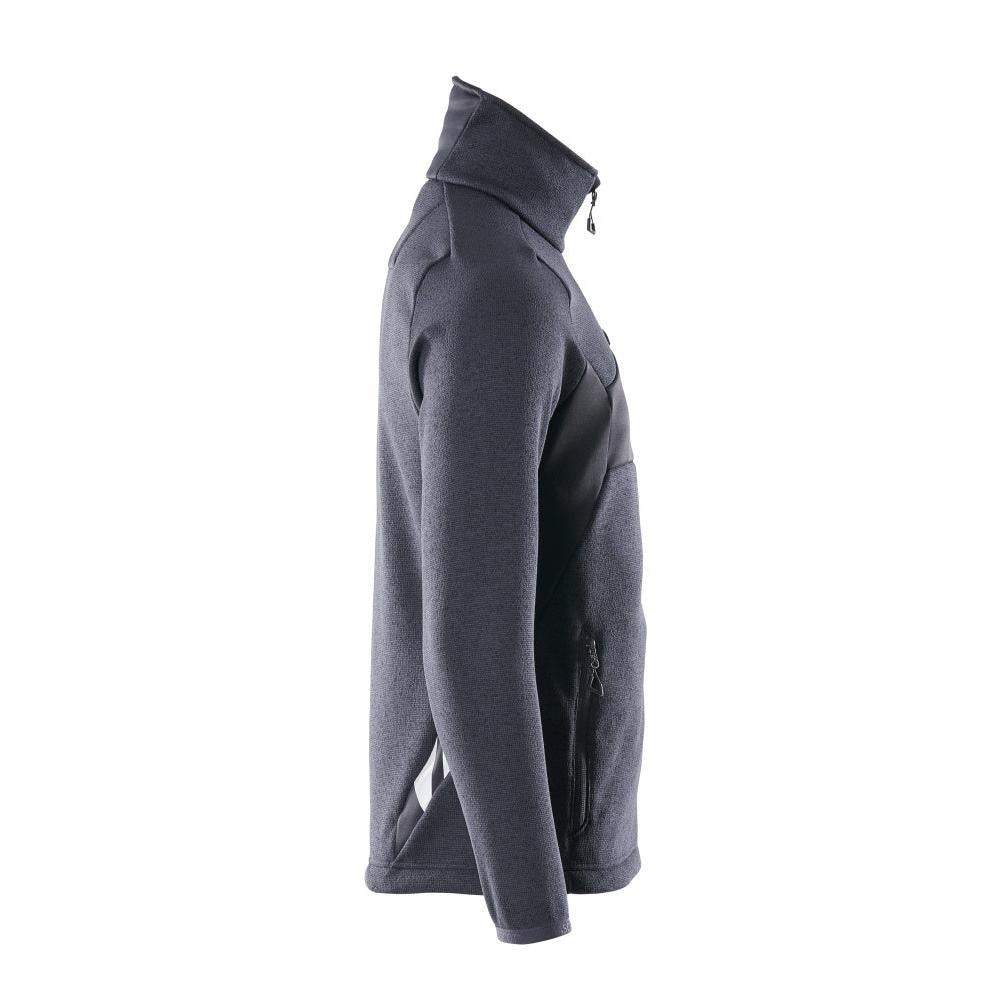 Pulover tricotat cu cardigan cu fermoar