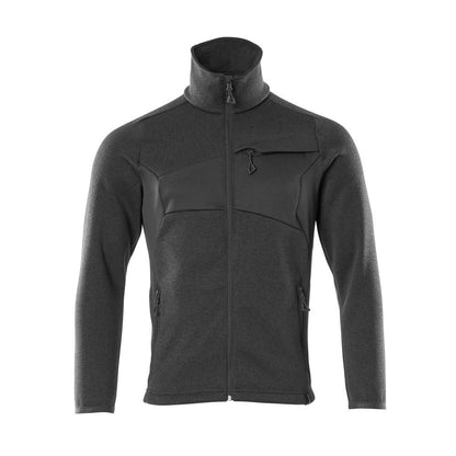 Pulover tricotat cu cardigan cu fermoar