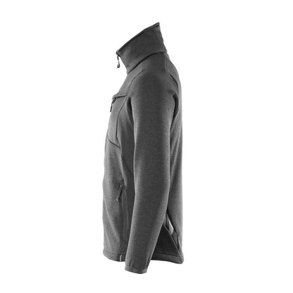 Pulover tricotat cu cardigan cu fermoar