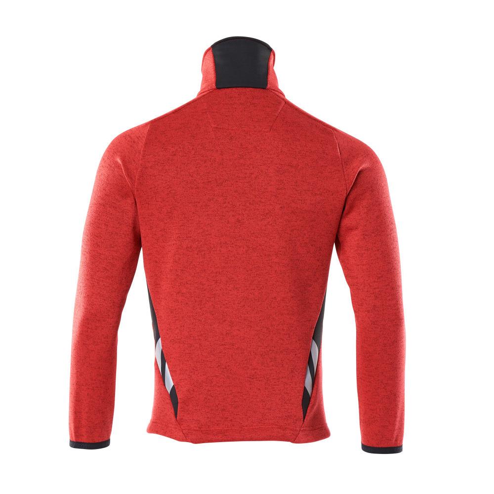 Pulover tricotat cu cardigan cu fermoar