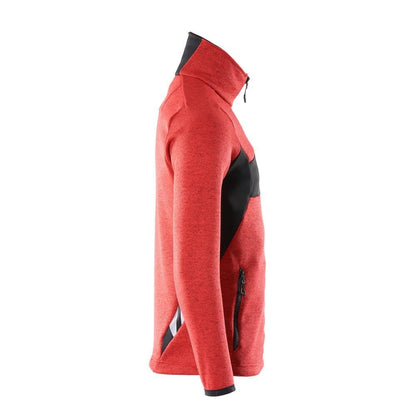 Pulover tricotat cu cardigan cu fermoar
