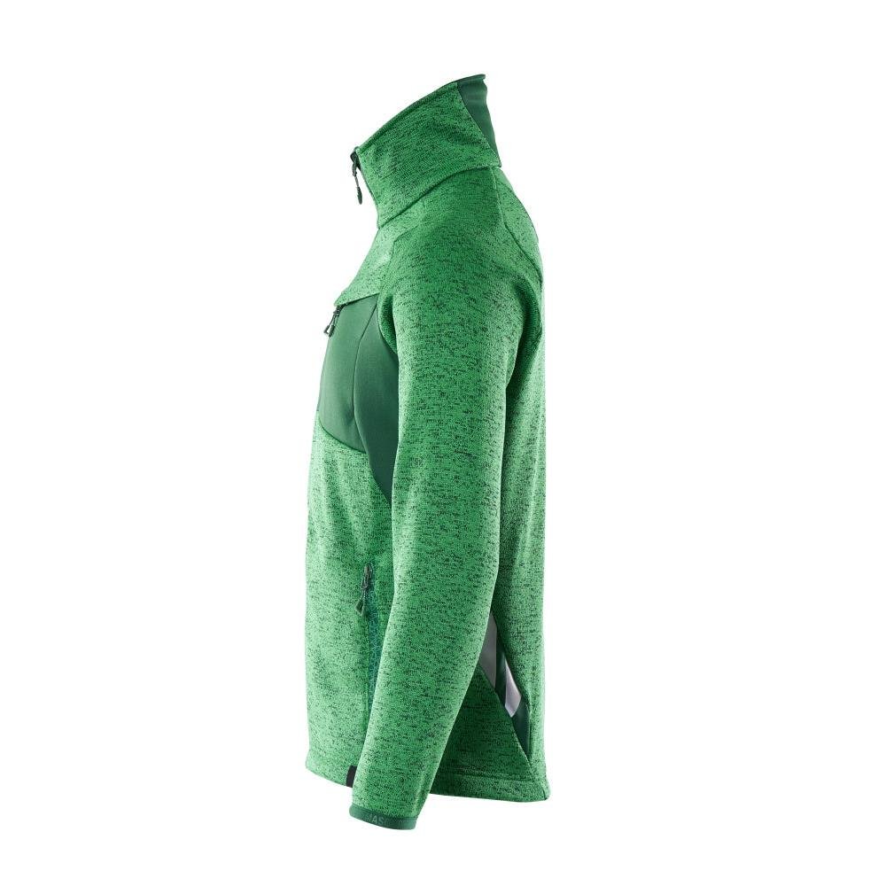 Pulover tricotat cu cardigan cu fermoar