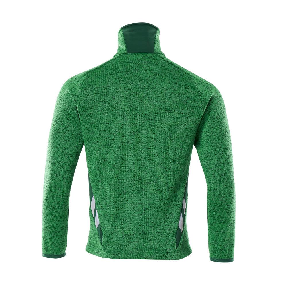 Pulover tricotat cu cardigan cu fermoar