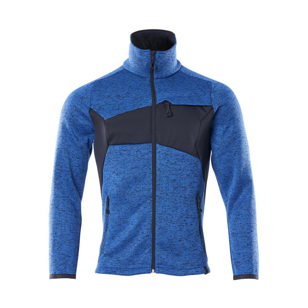 Pulover tricotat cu cardigan cu fermoar