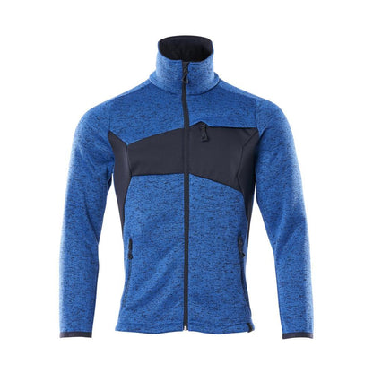Pulover tricotat cu cardigan cu fermoar