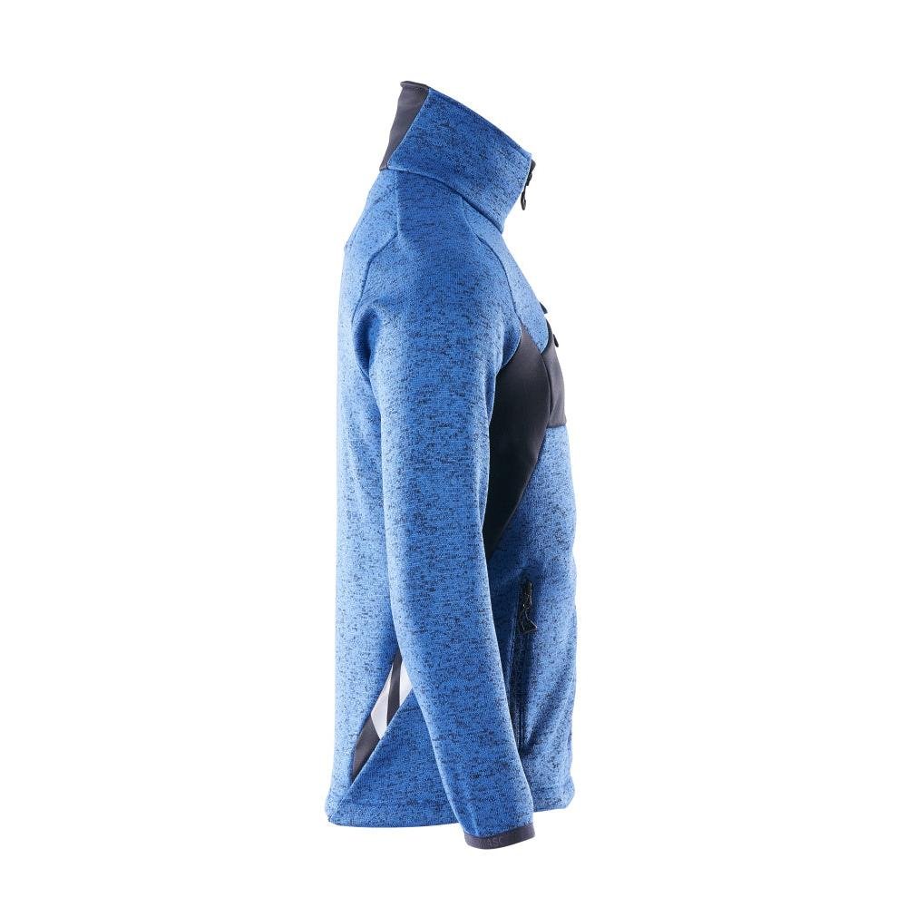 Pulover tricotat cu cardigan cu fermoar