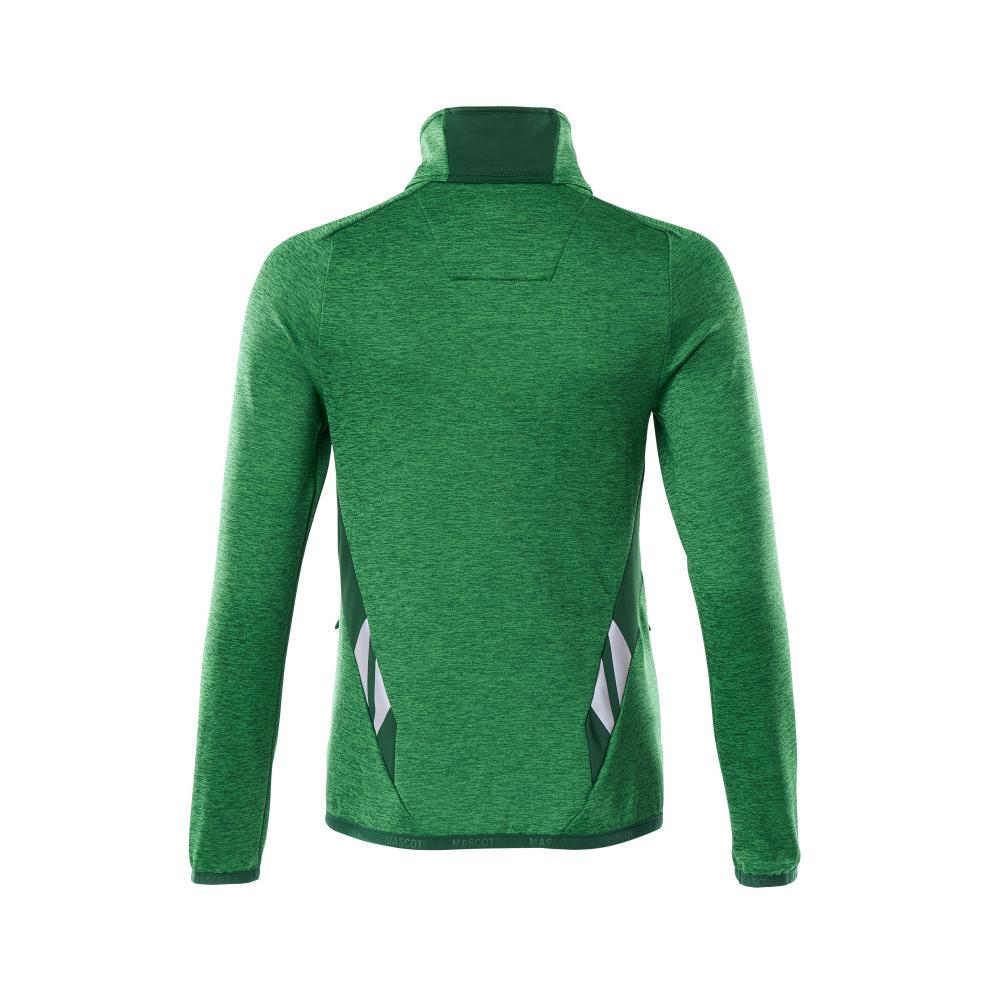 Pulover din lână cu fermoar, jachetă de damă din microfleece