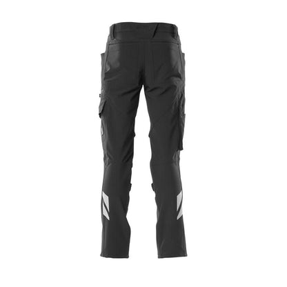 Pantaloni, buzunare pentru genunchi, pantaloni ULTIMATE STRETCH, negri